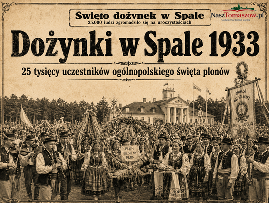 Archiwalne Dożynki Prezydenckie w Spale 1933: korowód, gwary i obrzędy II RP