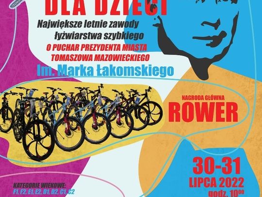 Arena Dla Dzieci - Największe Letnie Zawody Łyżwiarstwa Szybkiego o Puchar Prezydenta Miasta Tomaszowa Mazowieckiego im. Marka Łakomskiego