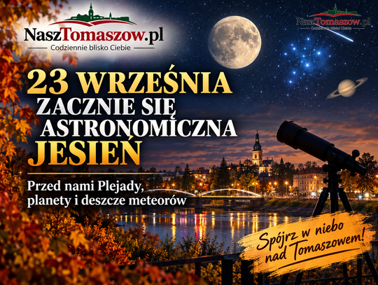 Astronomiczna jesień zacznie się 23 września. Przed nami Plejady, planety i deszcze meteorów