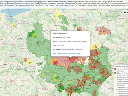 Atlas Nienawiści nie narusza dóbr osobistych.