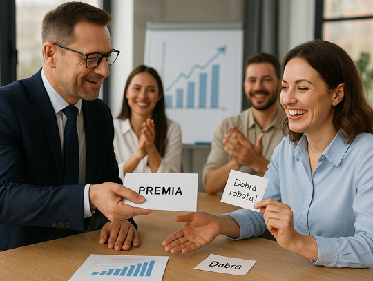 Badanie: premia ważniejsza niż pochwała, ale obie formy docenienia mają znaczenie