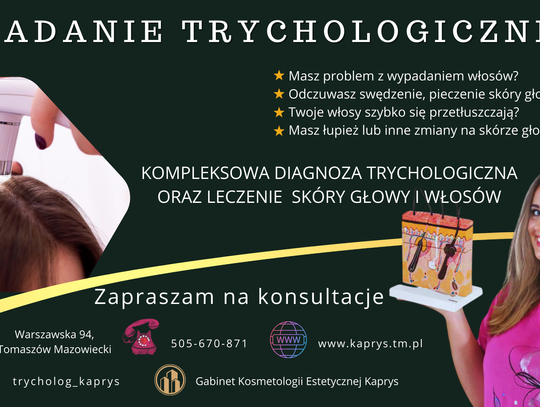 BADANIE TRYCHOLOGICZNE - KIEDY UDAĆ SIĘ DO TRYCHOLOGA