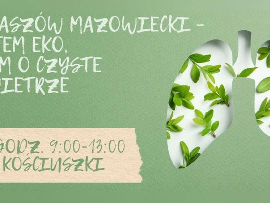 Bądź EKO, dbaj o czyste powietrze – w sobotę spotkanie na pl. Kościuszki
