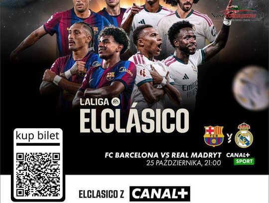 Barcelona kontra Real Madryt. El Clásico także w Tomaszowie! Kibice zasiądą w kinie