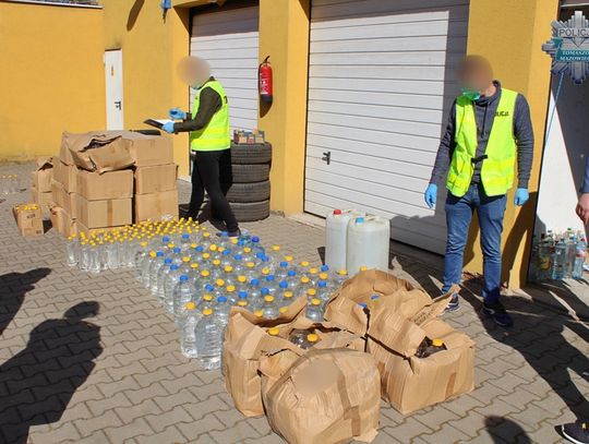 Będą dezynfekować alkoholem z "nielegalu"