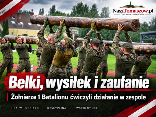 Belki, wysiłek i zaufanie. Żołnierze 1 Batalionu ćwiczyli działanie w zespole