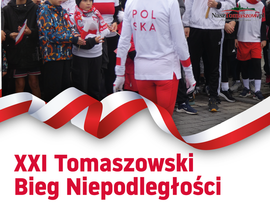 Biało-czerwony Tomaszów pobiegnie dla Niepodległej! Przed nami 21. Bieg Niepodległości