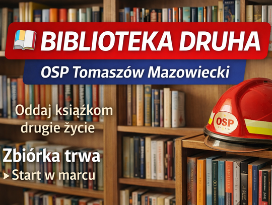„Biblioteka Druha” – strażacy chcą gasić… nudę. OSP w Tomaszowie rusza ze zbiórką książek „Biblioteka Druha” – strażacy chcą gasić… nudę. OSP w Tomaszowie rusza ze zbiórką książek
