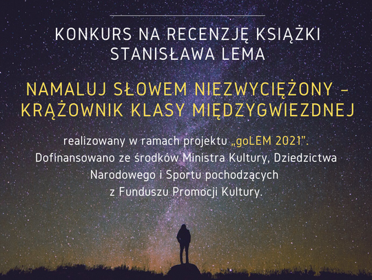 Biblioteka przypomina o konkursie na recenzję książki Stanisława Lema.