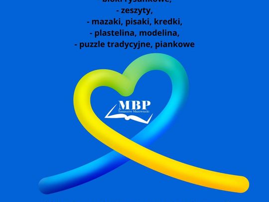 Biblioteka zbiera materiały edukacyjne dla dzieci z Ukrainy 