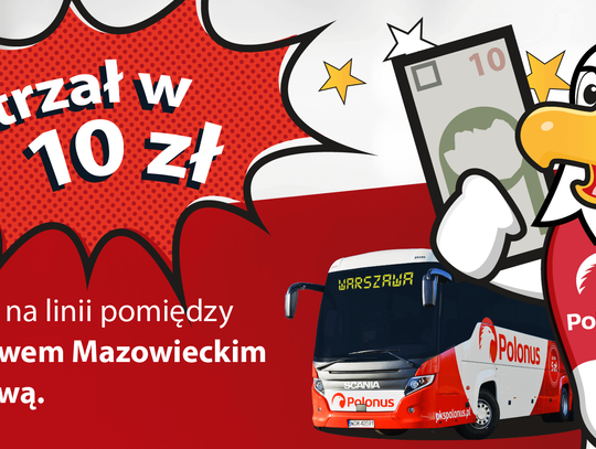 Bilety online z Tomaszowa do Warszawy za 10 zł!