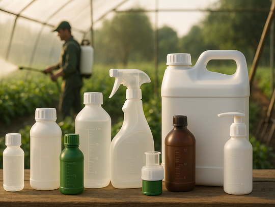 Branża ogrodnicza i rolnicza – jak dobrać butelki do nawozów, biostymulatorów i środków ochrony roślin?