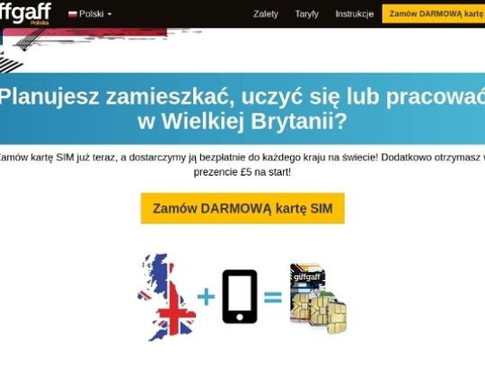 Brytyjski numer jeszcze przed wyjazdem