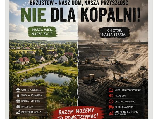 Brzustów. Spór o kopalnię piasku rozgrzewa mieszkańców. „Nie oddamy wody, przyrody i przyszłości”