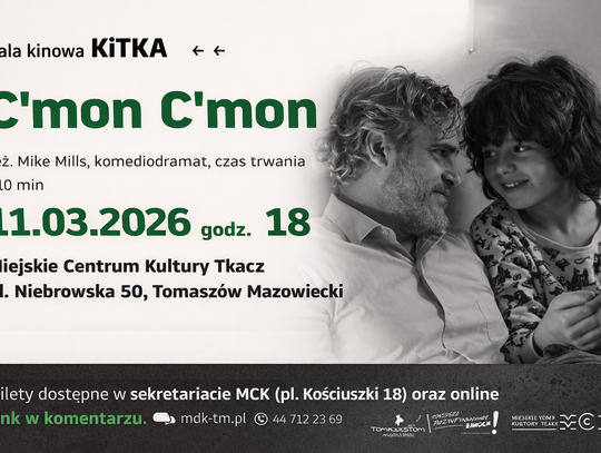 „C’mon C’mon” w Kinie KiTKA. Przed nami wyjątkowy seans w Tomaszowie Mazowieckim