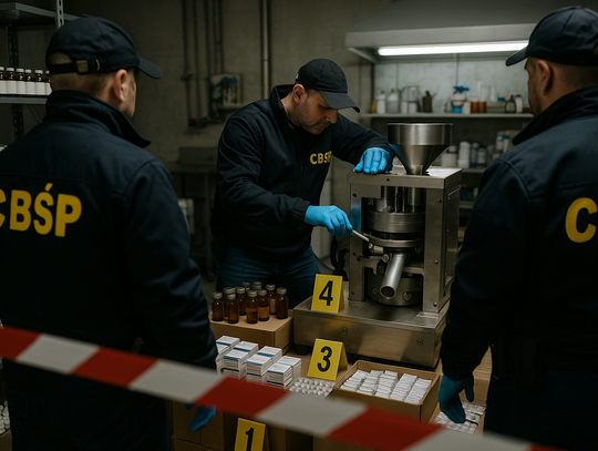 CBŚP zlikwidowało największą nielegalną fabrykę fałszywych leków w Polsce
