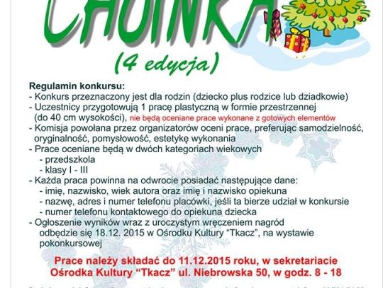"Choinka" - konkurs dla najmłodszych