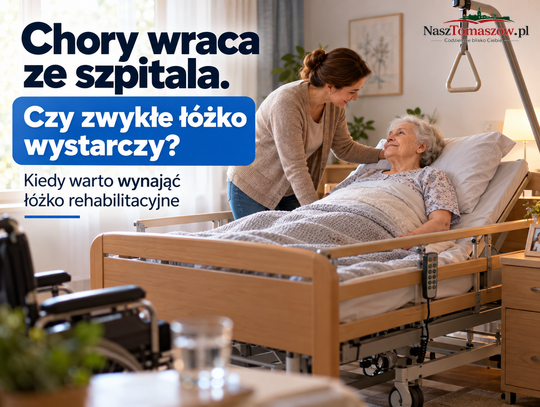 Chory wraca ze szpitala. Czy zwykłe łóżko wystarczy? Kiedy warto wynająć łóżko rehabilitacyjne
