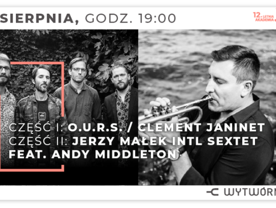 Clement Janinet i Jerzy Małek w czwartejk w Wytwórni