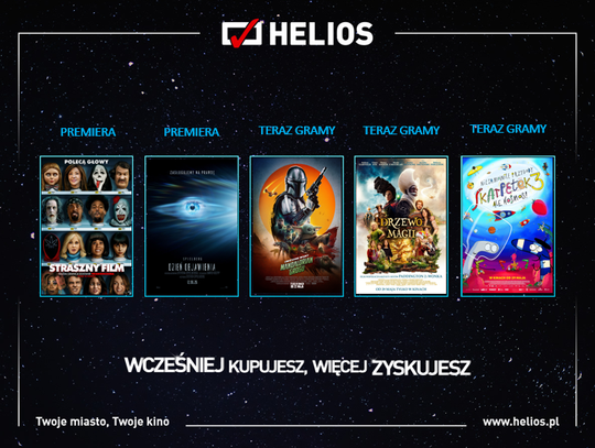 Czerwiec w Heliosie. Premiery, klasyki i kinowe niespodzianki dla całej rodziny