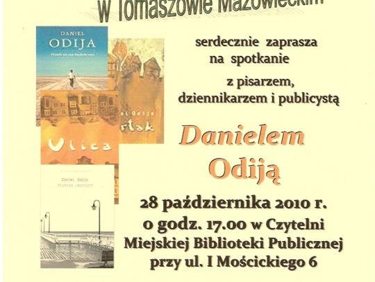 Daniel Odija - spotkanie autorskie