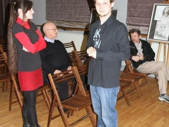 Dawid Krośnia w “Saloniku ARTystycznymm”