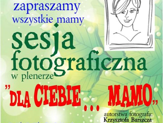"Dla Ciebie... Mamo" sesja fotograficzna w Miejskim Ośrodku Kultury
