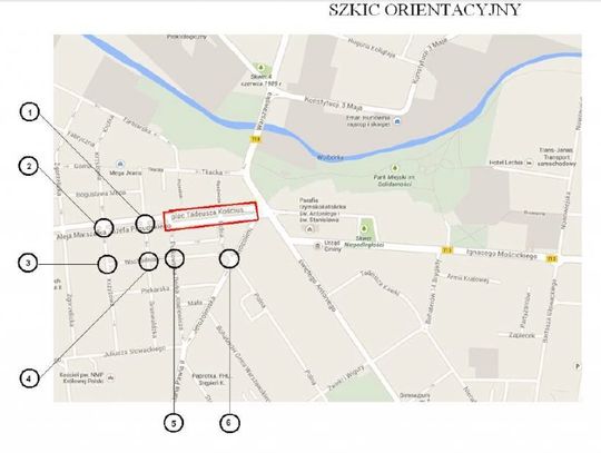 Dodatkowy objazd - usprawnienie ruchu w okolicy Placu Kościuszki