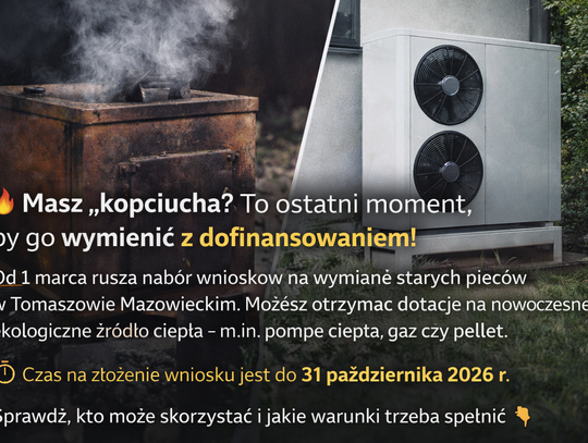 Dofinansowanie na wymianę „kopciuchów”. Nabór wniosków rusza 1 marca Dofinansowanie na wymianę „kopciuchów”. Nabór wniosków rusza 1 marca