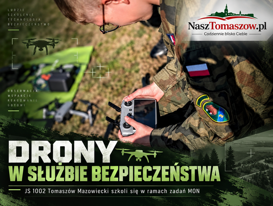 Dron nad lasem może uratować życie. Tomaszowscy Strzelcy szkolą się w ramach zadań MON