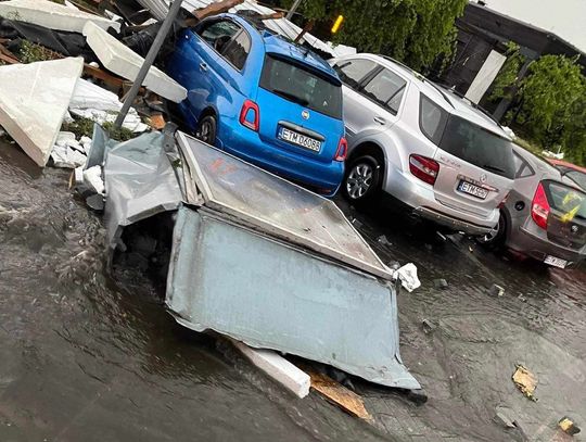 Duże szkody w całym mieście