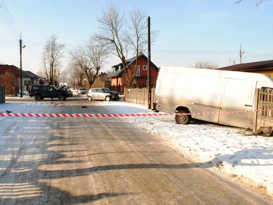 Dwie osoby ranne w wypadku na Szczęśliwej