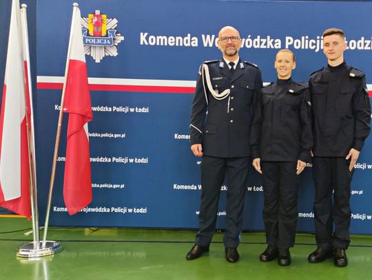 Dwoje młodych policjantów zasili tomaszowską komendę Policji