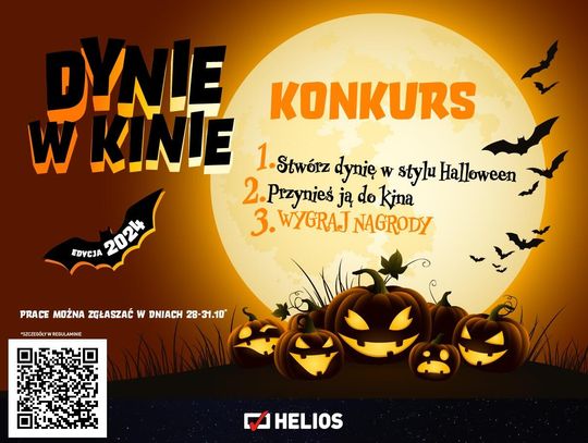 „Dynie w kinie 2024”  – akcja kina Helios z okazji Halloween!