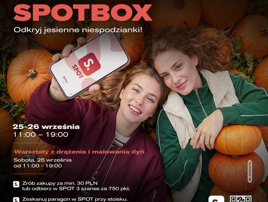 Dyniowy SPOTBOX i warsztaty z drążenia dyń w Galerii Tomaszów