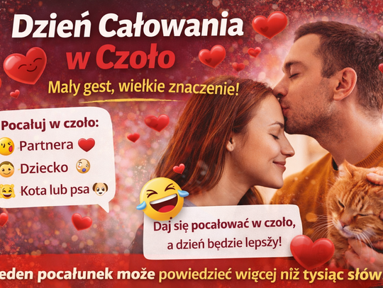 Dzień Całowania w Czoło. Mały gest, wielkie znaczenie