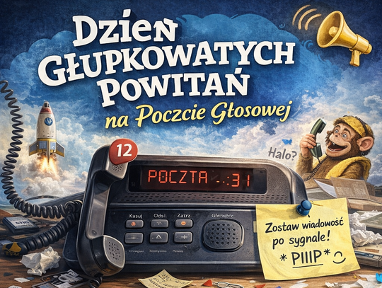 Dzień Głupkowatych Powitań na Poczcie Głosowej.