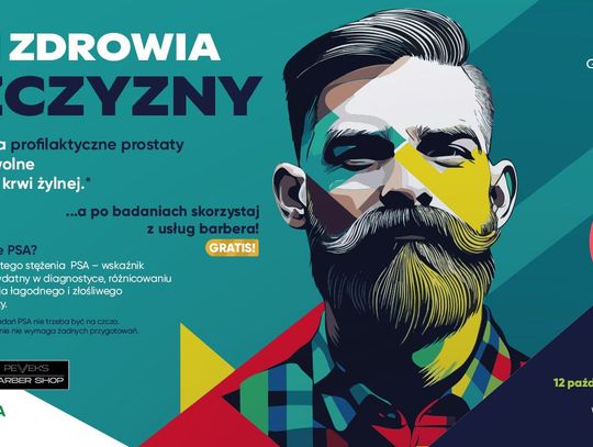 „Dzień Zdrowia Mężczyzny” - mobilny gabinet w Galerii Tomaszów!