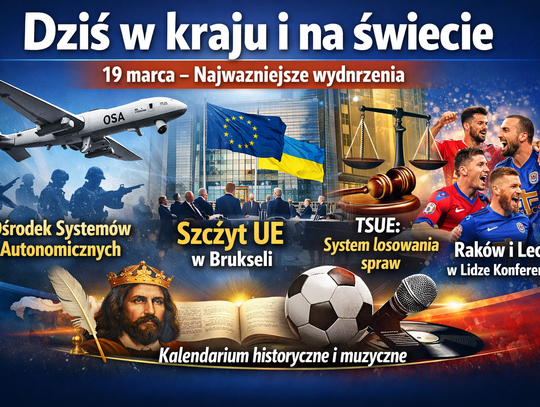 Dziś w kraju i na świecie – czwartek, 19 marca