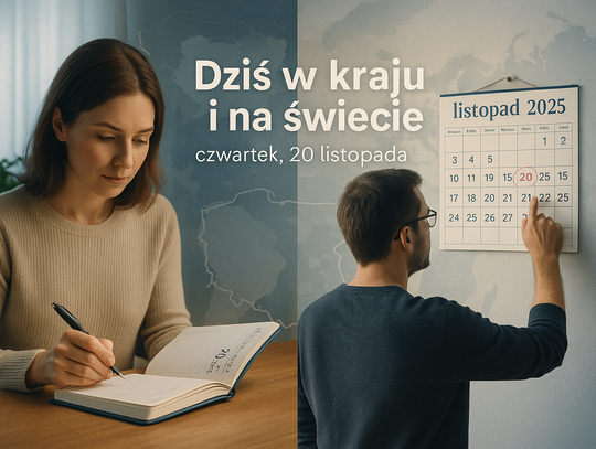 Dziś w kraju i na świecie (czwartek, 20 listopada)