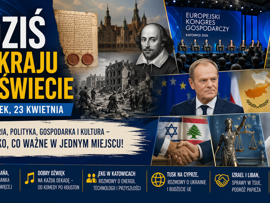 Dziś w kraju i na świecie – czwartek, 23 kwietnia