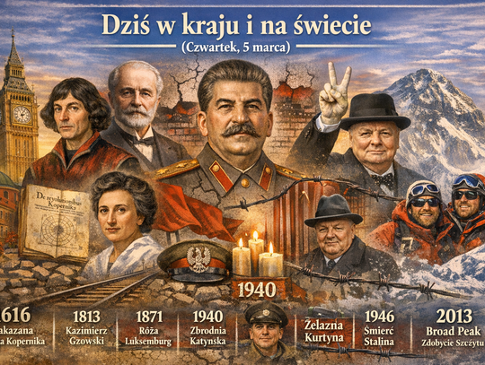 Dziś w kraju i na świecie (czwartek, 5 marca)