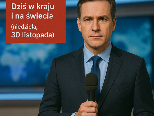Dziś w kraju i na świecie (niedziela, 30 listopada)