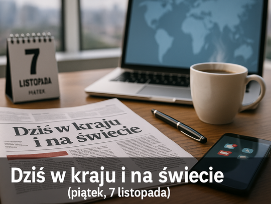 Dziś w kraju i na świecie (piątek, 7 listopada) Dziś w kraju i na świecie (piątek, 7 listopada)