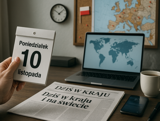 Dziś w kraju i na świecie (poniedziałek, 10 listopada)