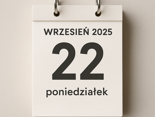 Dziś w kraju i na świecie (poniedziałek, 22 września)