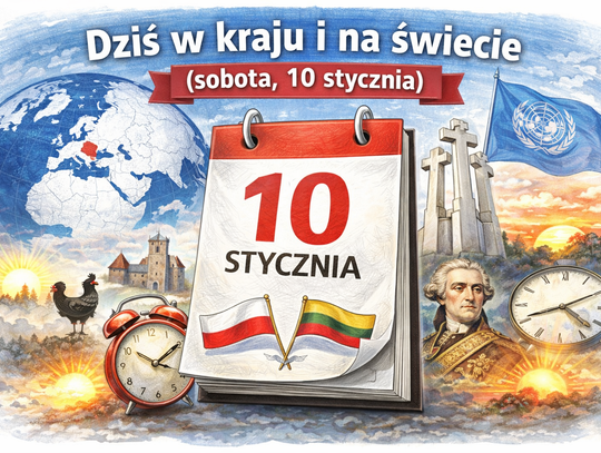 Dziś w kraju i na świecie (sobota, 10 stycznia) Dziś w kraju i na świecie (sobota, 10 stycznia)