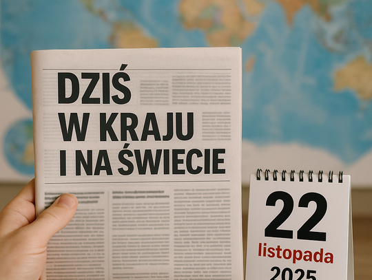 Dziś w kraju i na świecie (sobota, 22 listopada)