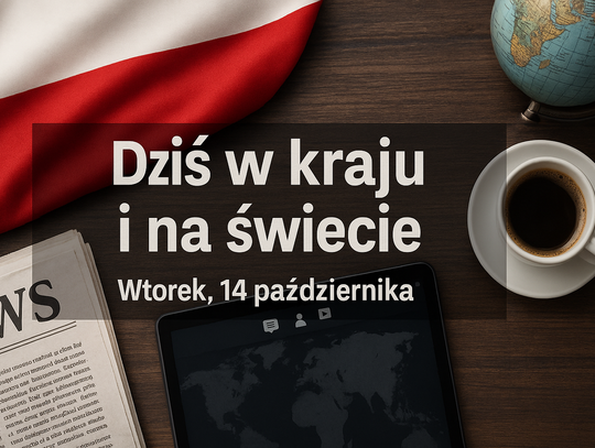 Dziś w kraju i na świecie (wtorek, 14 października) Dziś w kraju i na świecie (wtorek, 14 października)