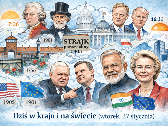 Dziś w kraju i na świecie (wtorek, 27 stycznia)